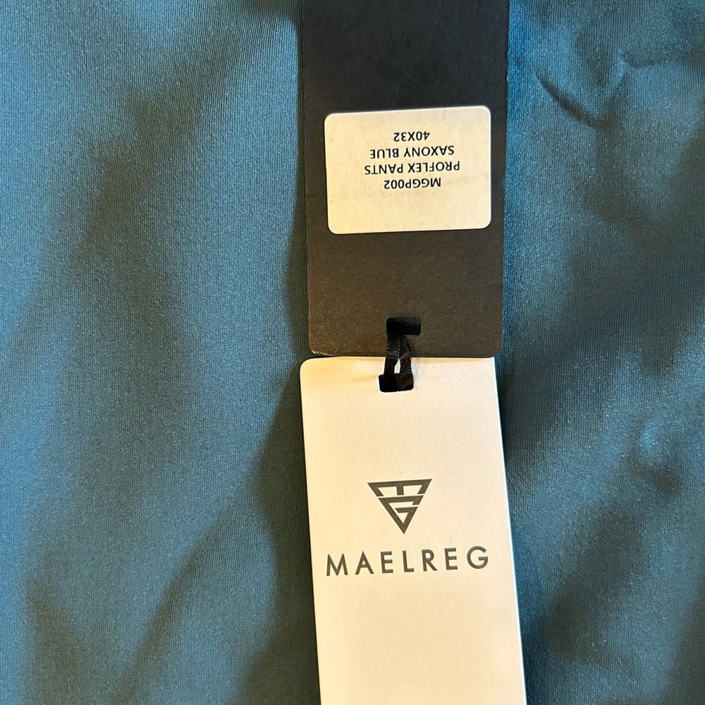 NWT Fleece-Lined Maelreg Proflex Saxony Blue Golf Pants
